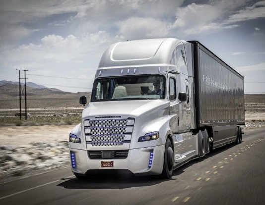 세계 최초 자동운전 트럭 등장