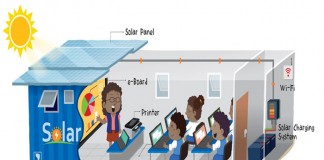 교육부-삼성전자, 우간다에 태양광 이용 ICT ‘솔라스쿨’ 열어